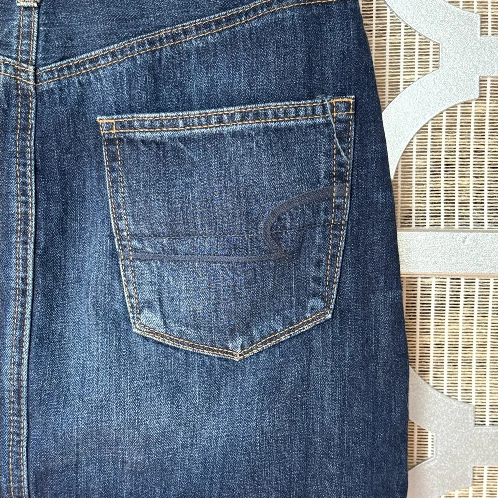 American Eagle Outfitters Dark Blue Denim Mini Skirt - Picture 5 of 9